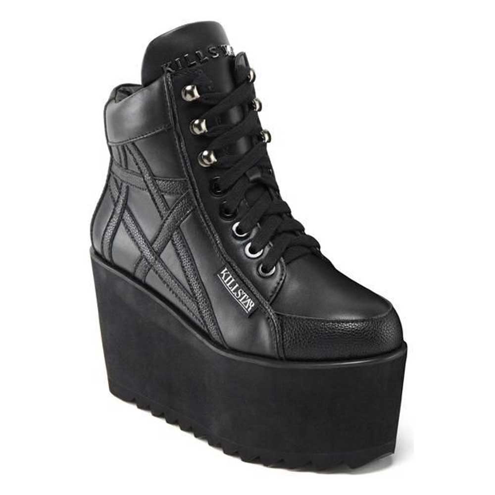 Malice platform sneakers zwart - Rock Me Malice platform sneakers zwart - Rock Me